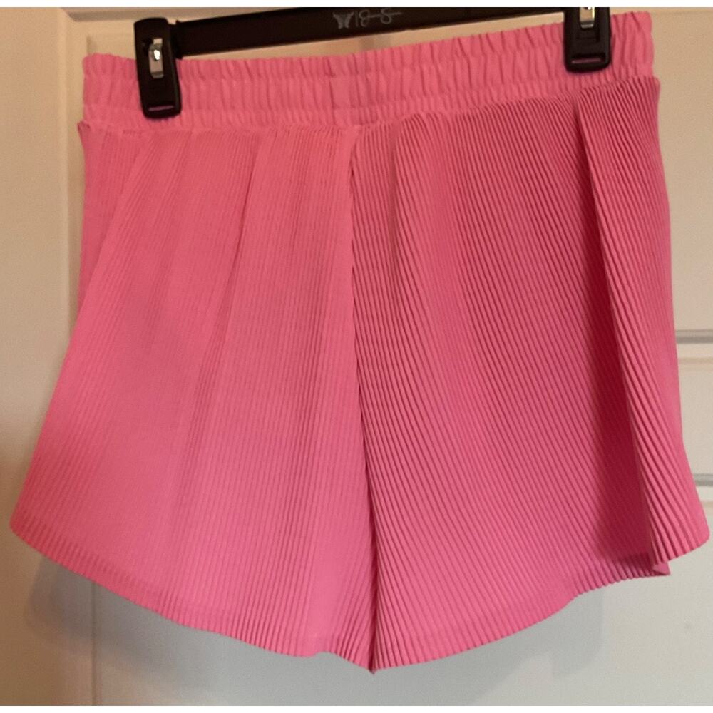 All In Motion Micro Pleated Pink Athletic Shorts S - Picture 2 of 5